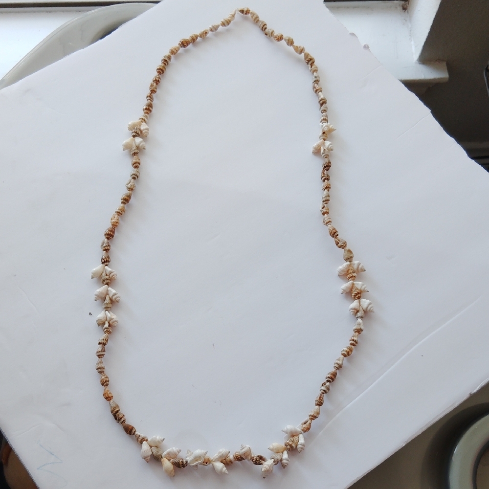 Natural Shell Beaded Necklace